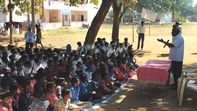 Prajna Program at Ekalavya High School and Govt Girijana Ashrama School