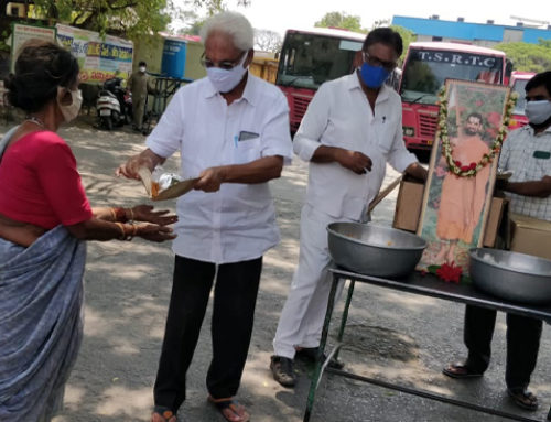 Meals distribution to the stranded travelers during Covid Lockdown