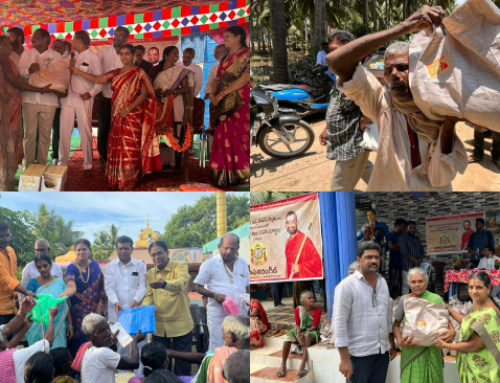 VT distributed kits in Konaseema floods affected areas