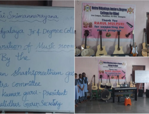 New Musical Instruments for Netra Students