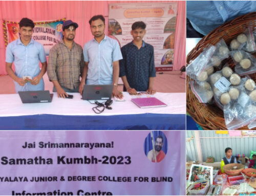 Netra Vidyalaya Stall @ Samatha Kumbh 2023