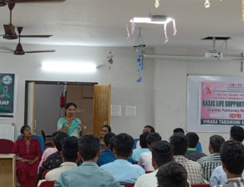 MAV Camp and Training session on BLS First Aid at IIIT Srikakulam