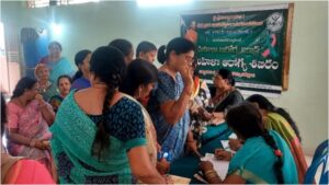 Mahila Arogya Vikas health camp in Suryanagar