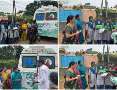 MAV Health Awareness and Pads Distribution – Vijayawada