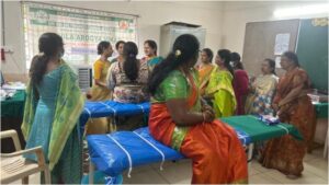 MAV Vizag team conducted a women's health awareness and preventive screening camp at V.B.V school