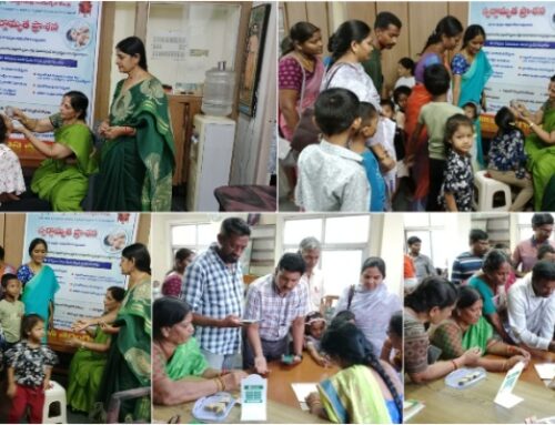 Mahila Arogya Vikas health camp in Hanumakonda
