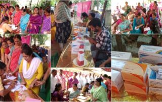 health awareness and preventive screening camp in Srinagar Colony, Warangal