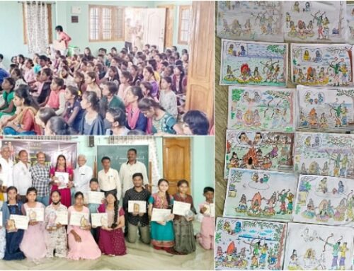 Vikasa Tarangini conducted Drawing Competition on Sri Ramayanam