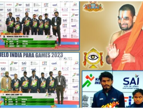 Netra Vidyalaya students secured four medals at the Khelo India Para Games 2023