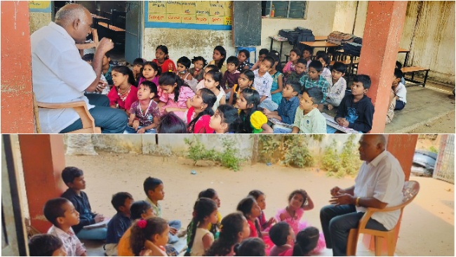 Prajna program in Salur municipal Gumadam Primary School