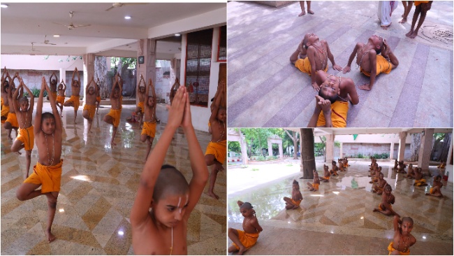 International yoga day celebrations Sitanagaram