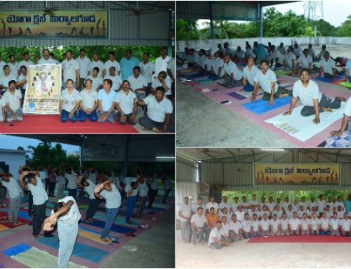 Vikasa Tarangini Hosts International Yoga Day in Miryalaguda