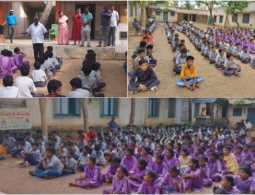 Government High School Welcomes Prajna Program by Salur VT