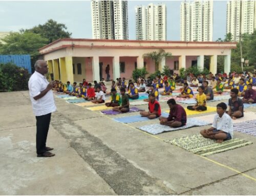 Prajna program at TGSWR college for IIT boys.