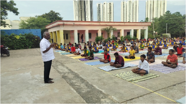 prajna program conducted at TGSWR college for IIT boys.