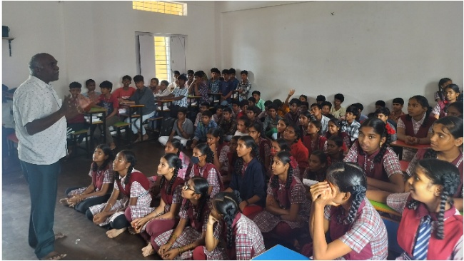 prajna program conducted at serilingampalli govt High school Rangareddy dist.