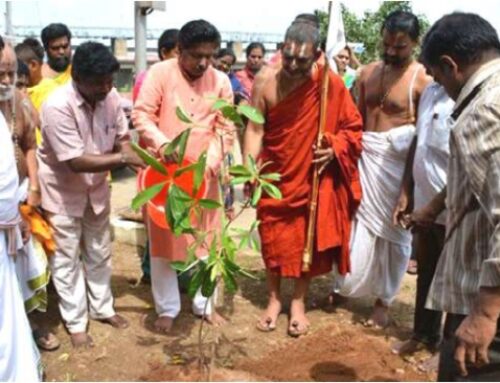 Rajam branch Yuva Vikas VT Tree planting program