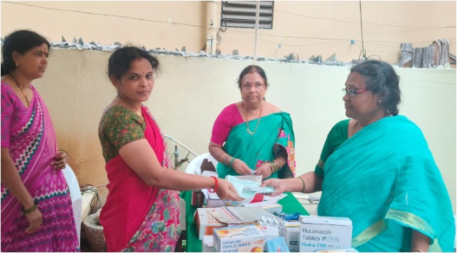 Medical camp at Jillalguda