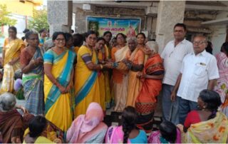 SAree distribution huzurnagar VT