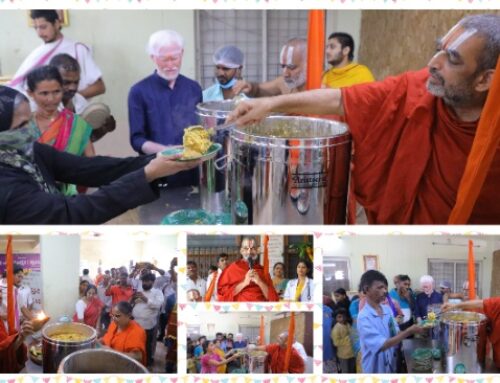 Satvik Food distribution initiative began at Govt Hospital, Sultan Bazar, Koti, Hyderabad