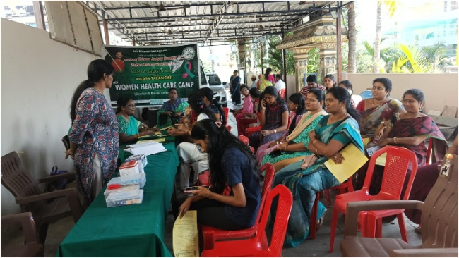 Health Camps Organized by MAV with the Blessings of HH Swamiji.