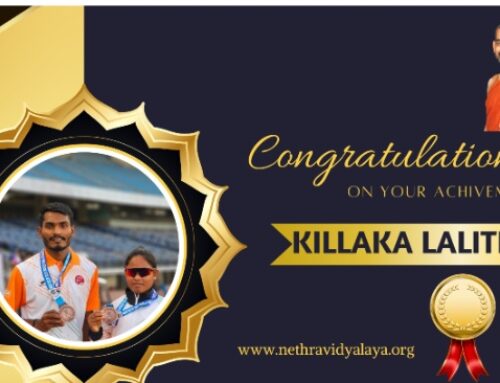 Rising Star! Netra Student Killaka Lalitha’s Grand Prix Achievement