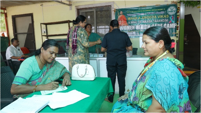 Mahila Arogya Vikas Camp at JIVA Campus