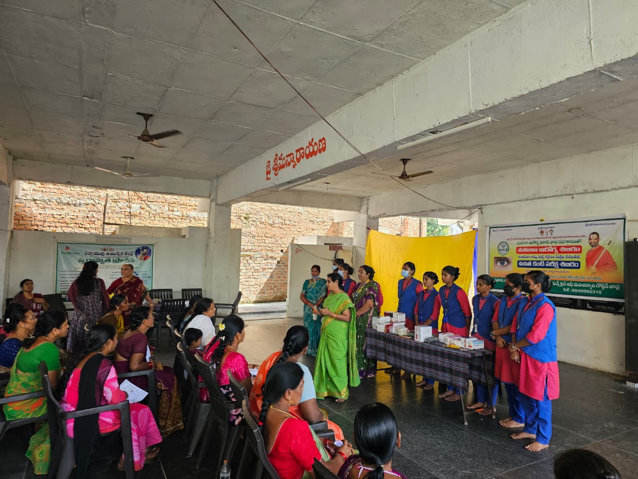 Women’s Health Awareness Camp at Mancherial JET Building Base Camp5