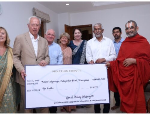 CRH Group Delegation Visits JIVA Ashram & Extends Support to Nethra Vidyalaya