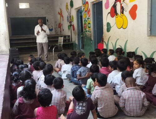 Prajna program at lanco hills near primary school khaja guda
