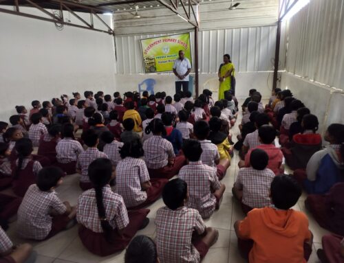 Today, the Prajna program was conducted at GPS Indira Nagar Primary School.