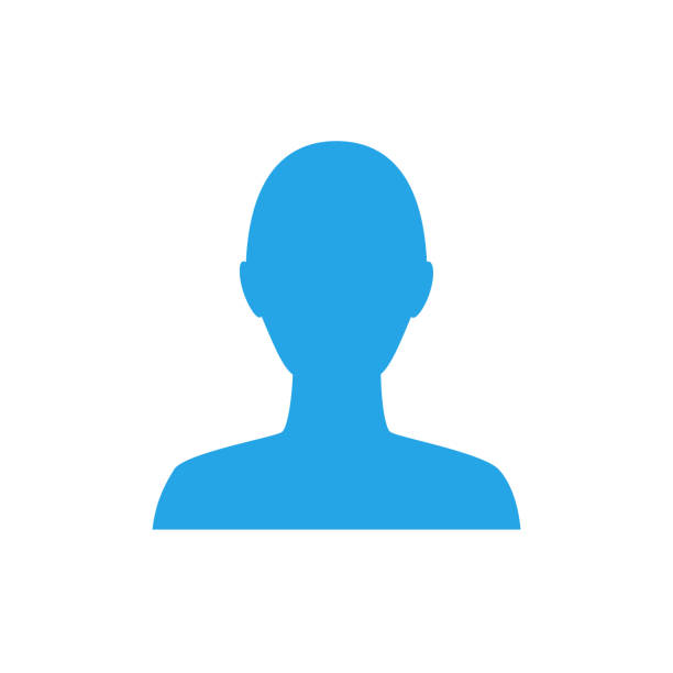 Anonymous gender neutral face avatar. Incognito head silhouette