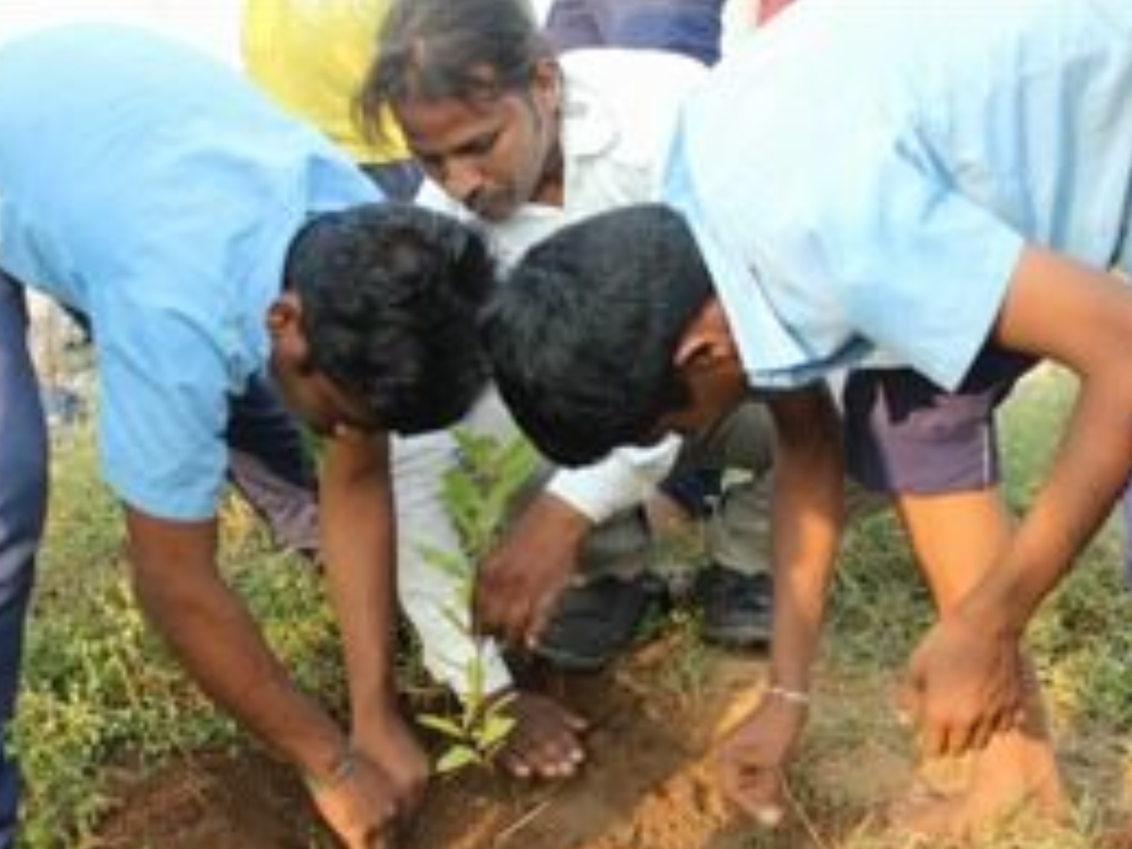 HH Jeeyar swamiji planting in Environment Protection activites