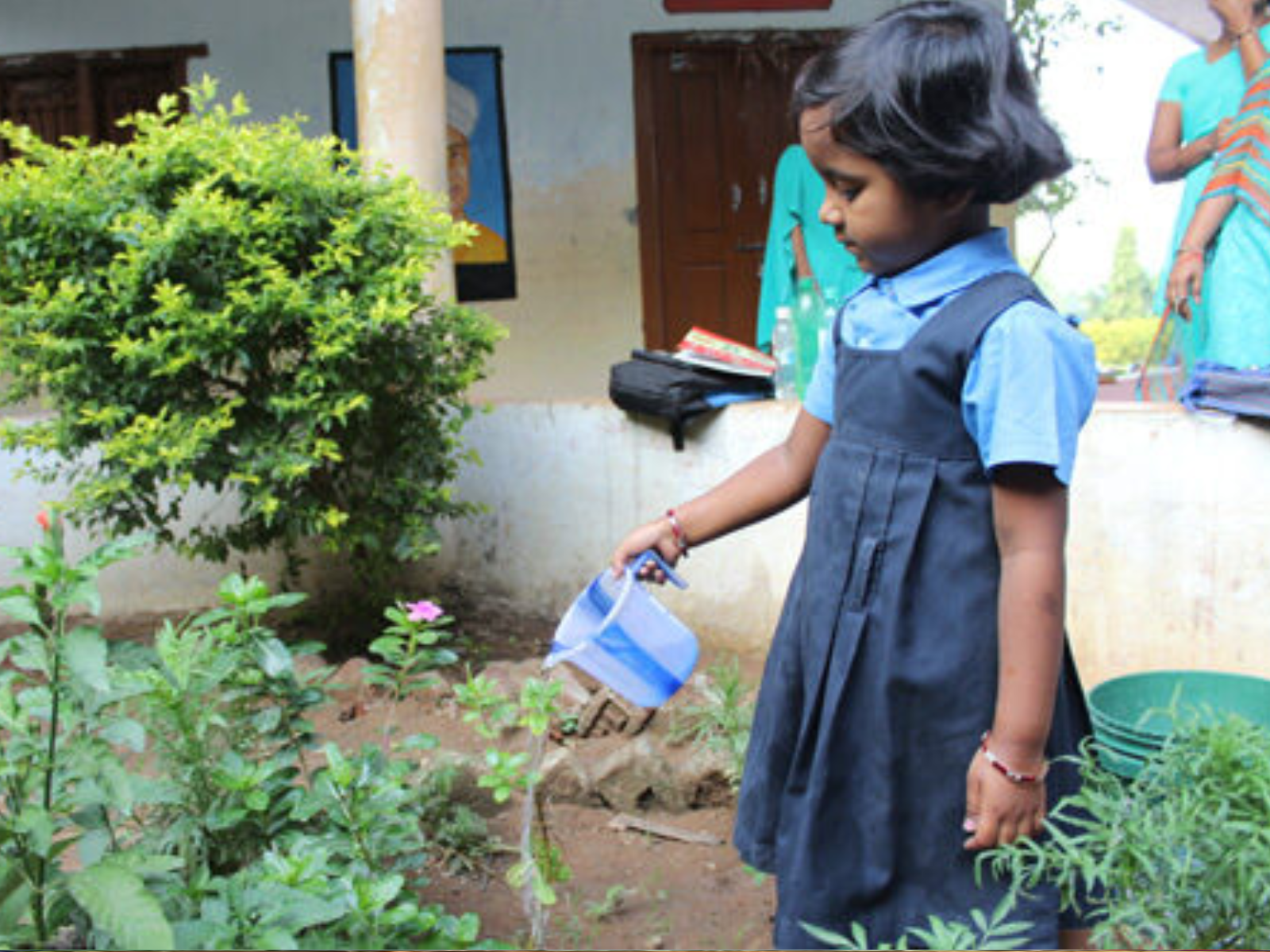 HH Jeeyar swamiji planting in Environment Protection activites