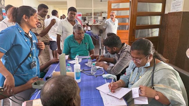 Rajahmundry Central Jail Medical camps and diagonsis